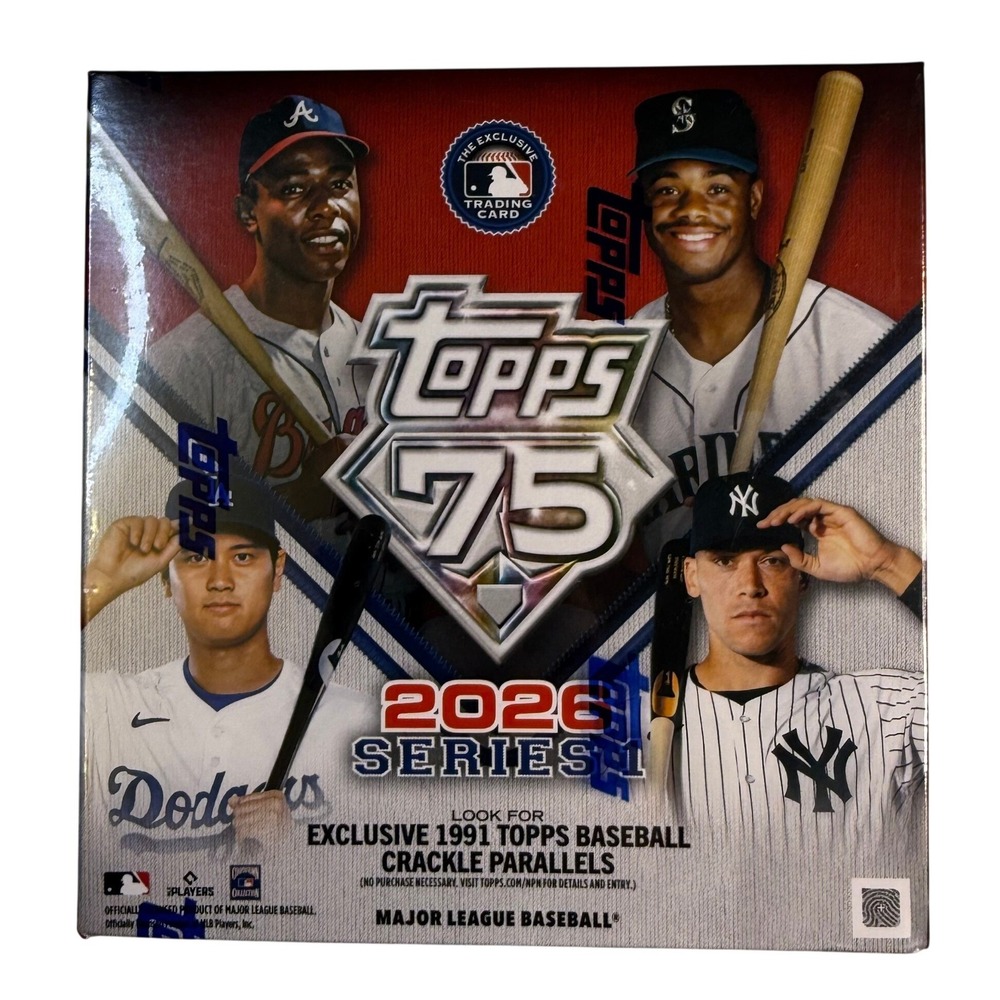 2026 Topps Series 1 Baseball Mega Box Factory Sealed 196 Cards MLB New